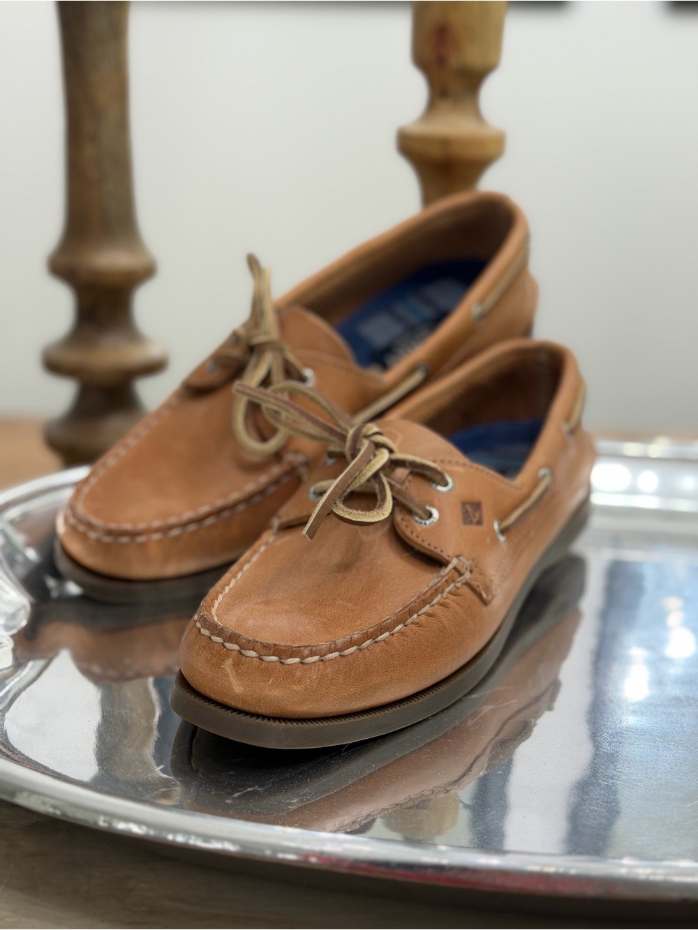 Sperry Brown Leather Boat Shoes - Classic Two-Eye